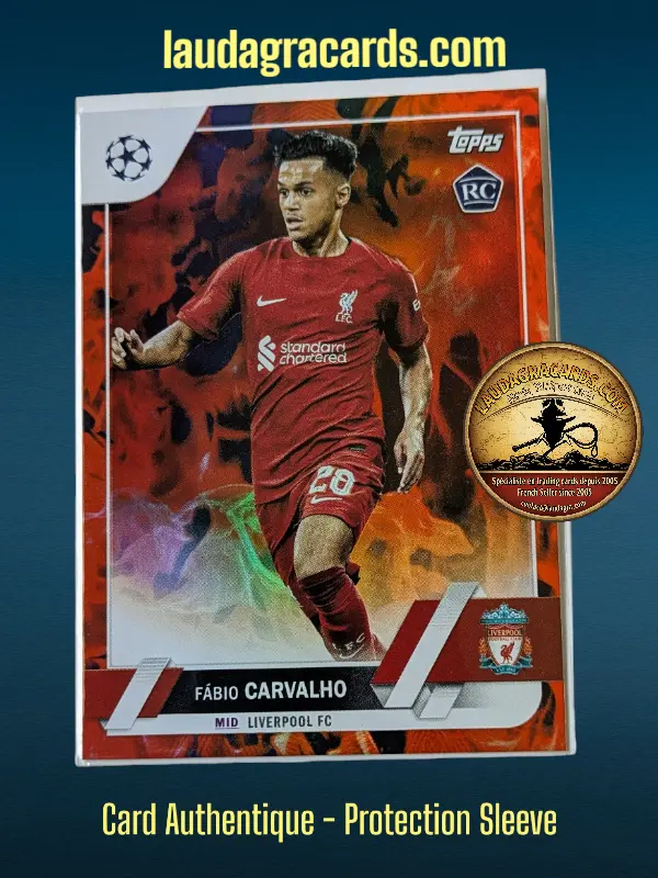[toppsUEFA23 INF N° 28] Fábio Carvalho  Liverpool FC  Carte N° 28