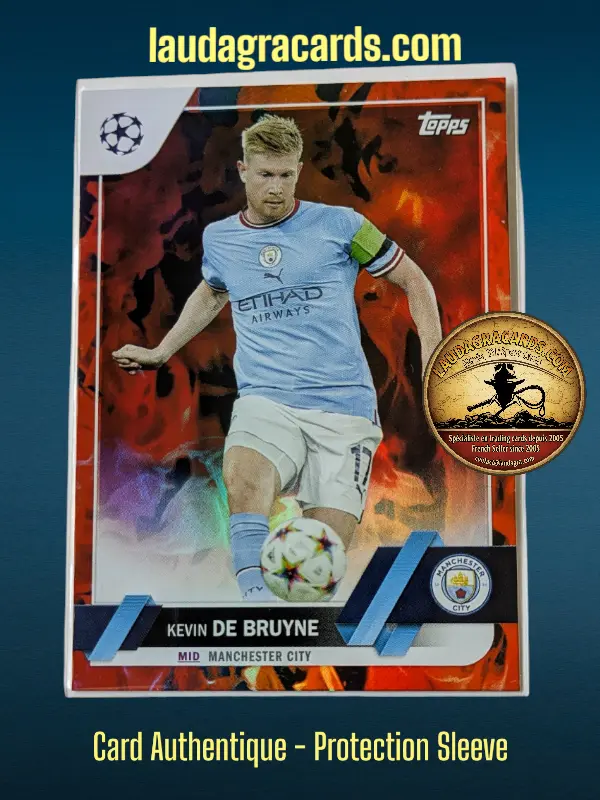 [toppsUEFA23 INF N° 33] Kevin De Bruyne  Manchester City  Carte N° 33