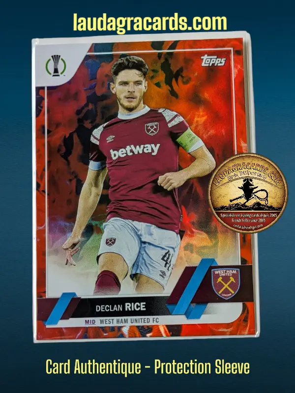 [toppsUEFA23 INF N° 41] Declan Rice  West Ham United FC  Carte N° 41