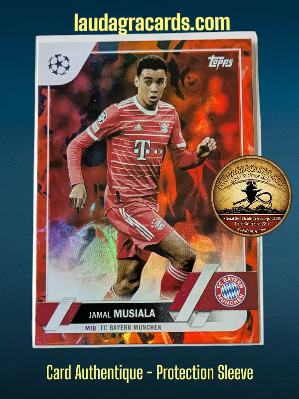 [toppsUEFA23 INF N° 42] Jamal Musiala  FC Bayern München  Carte N° 42