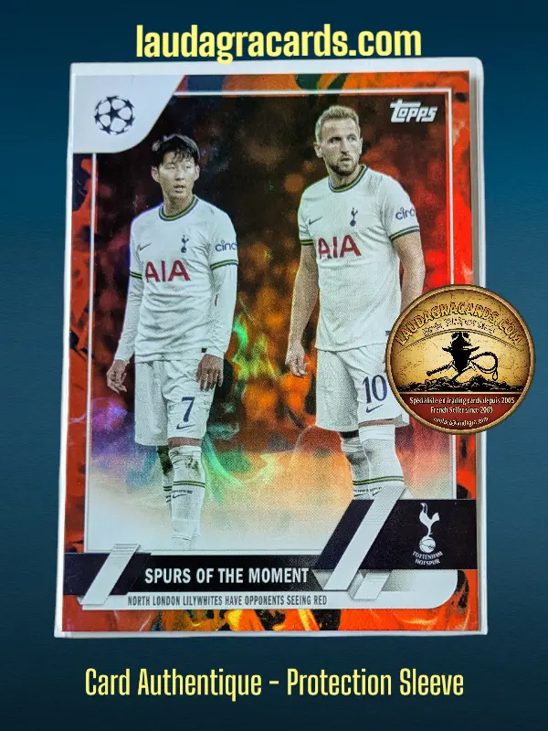 [toppsUEFA23 INF N° 46] Spurs of the Moment - Heung-min Son  Tottenham Hotspur  Carte N° 46