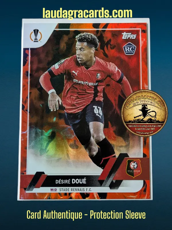 [toppsUEFA23 INF N° 48] Désiré Doué  Stade Rennais F.C.  Carte N° 48