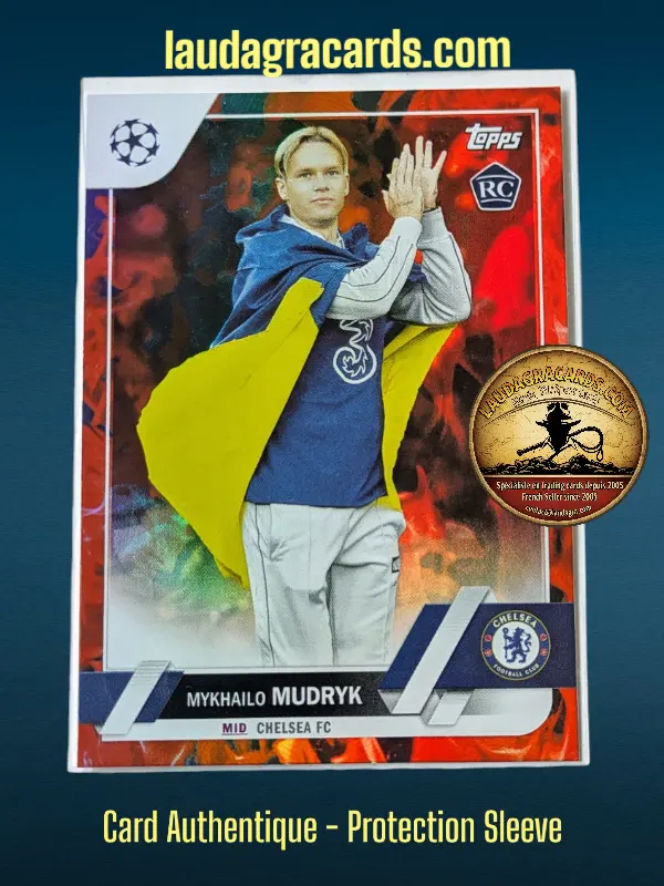[toppsUEFA23 INF N° 52] Mykhailo Mudryk  Chelsea FC  Carte N° 52