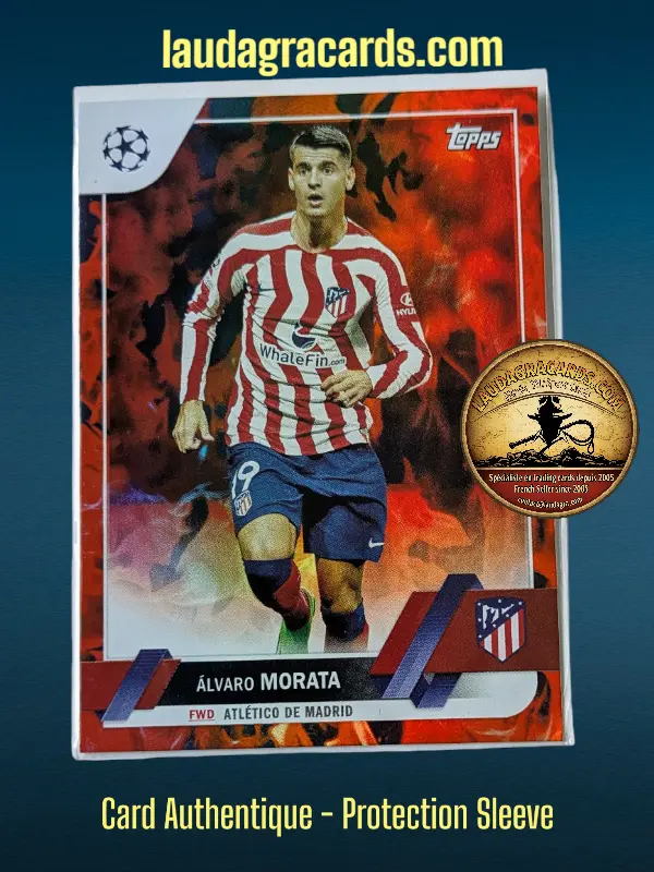 [toppsUEFA23 INF N° 72] Álvaro Morata  Atlético de Madrid  Carte N° 72
