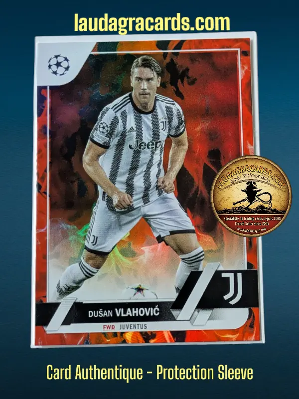 [toppsUEFA23 INF N° 75] Dušan Vlahović  Juventus  Carte N° 75