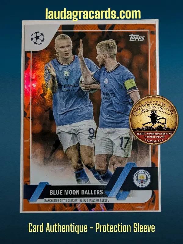 [toppsUEFA23 INF N° 86] Blue Moon Ballers  Manchester City  Carte N° 86