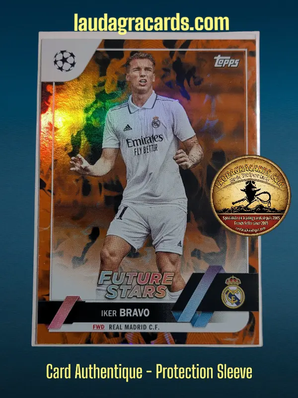 [toppsUEFA23 INF N° 87] Iker Bravo  Real Madrid C.F.  Carte N° 87