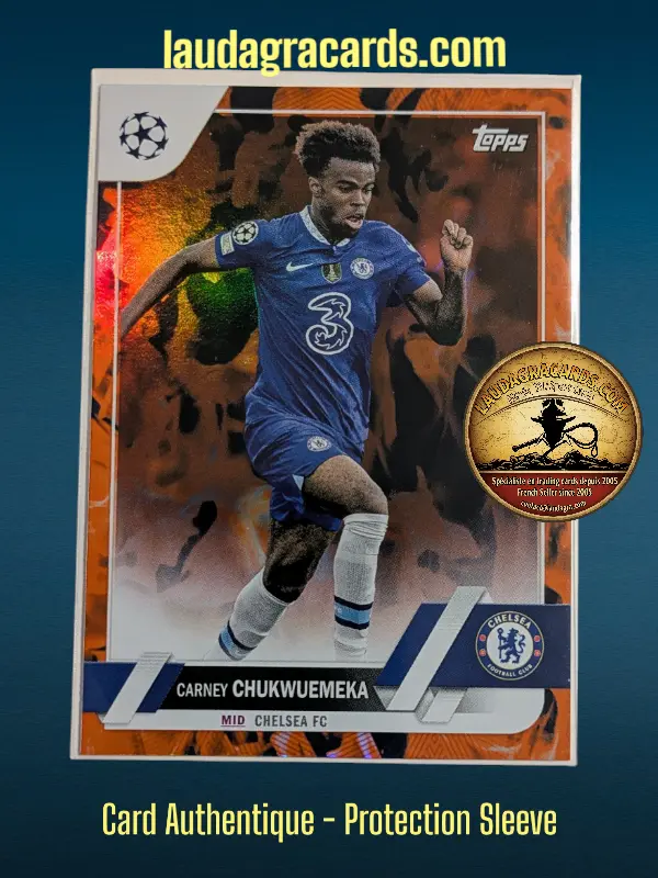 [toppsUEFA23 INF N° 91] Carney Chukwuemeka  Chelsea FC  Carte N° 91