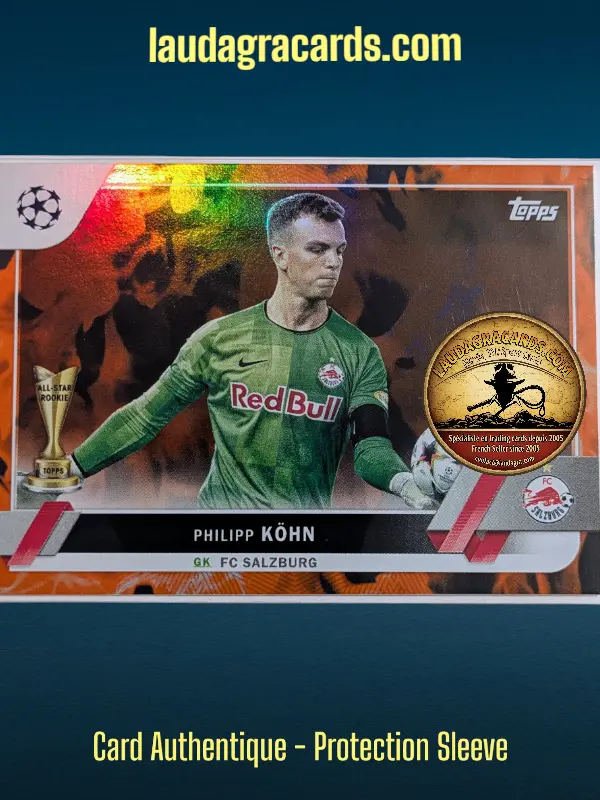 [toppsUEFA23 INF N° 92] Philipp Köhn  FC Salzburg  Carte N° 92