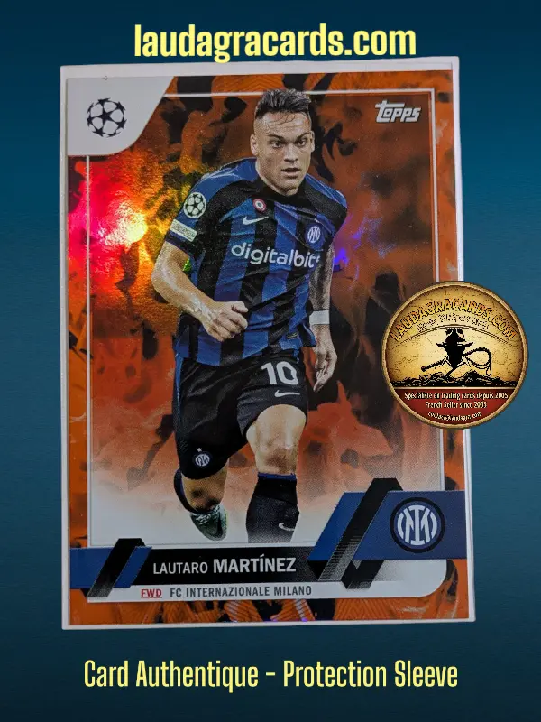 [toppsUEFA23 INF N° 97] Lautaro Martínez  FC Internazionale Milano  Carte N° 97