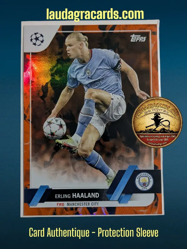 [toppsUEFA23 INF N° 99] Erling Haaland  Manchester City  Carte N° 99