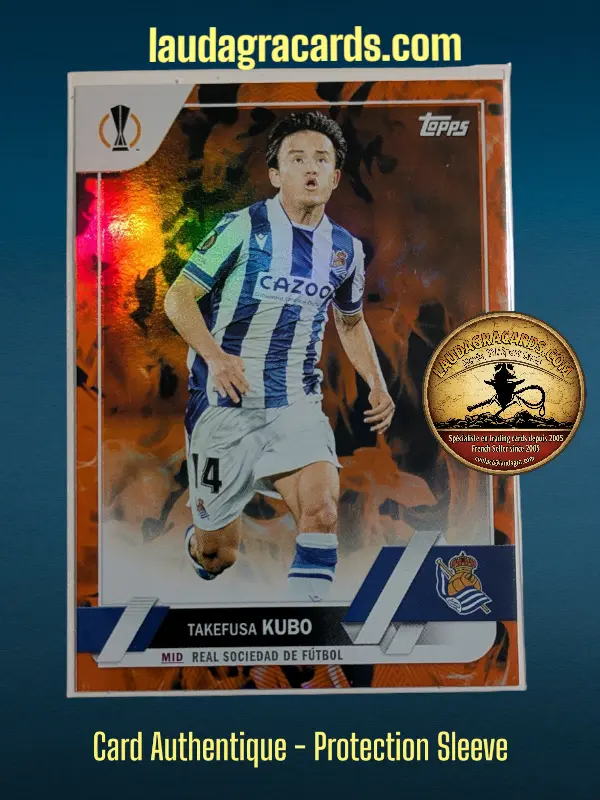 [toppsUEFA23 INF N° 112] Takefusa Kubo  Real Sociedad de Fútbol  Carte N° 112