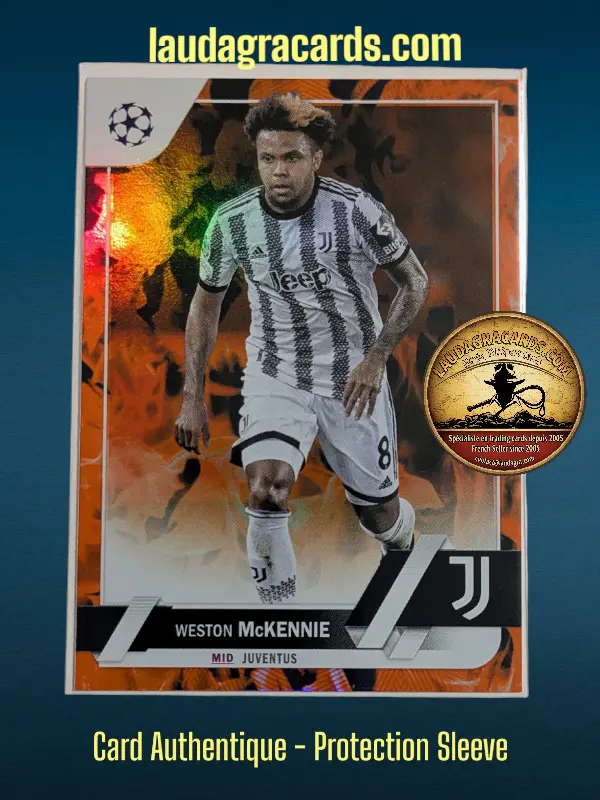 [toppsUEFA23 INF N° 115] Weston McKennie  Juventus  Carte N° 115