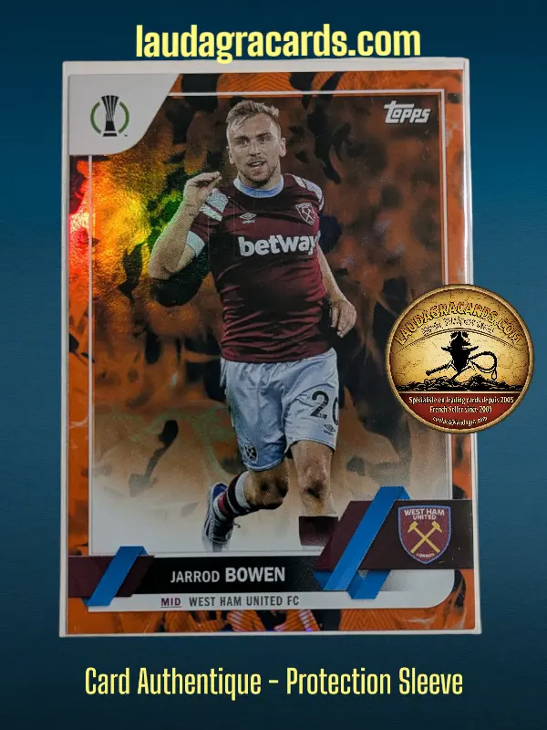 [toppsUEFA23 INF N° 123] Jarrod Bowen  West Ham United FC  Carte N° 123