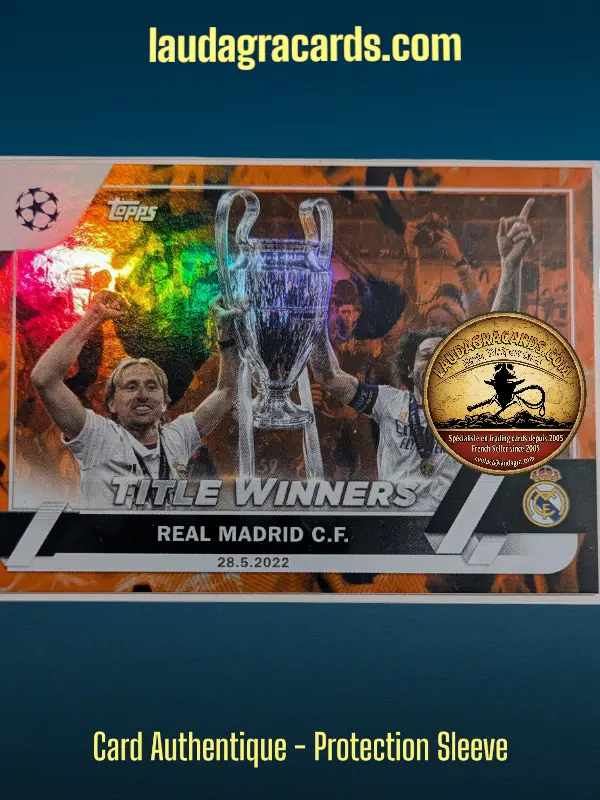 [toppsUEFA23 INF N° 125] Real Madrid C.F.  Real Madrid C.F.  Carte N° 125