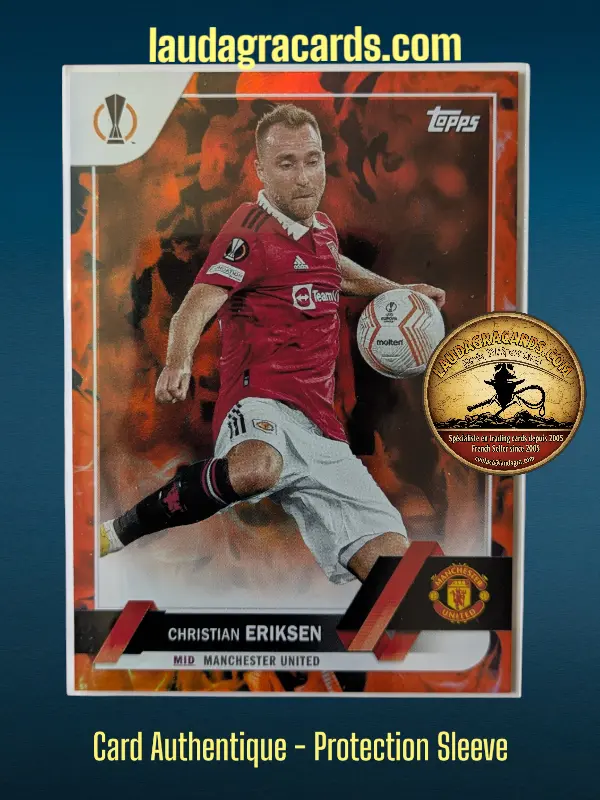 [toppsUEFA23 INF N° 127] Christian Eriksen  Manchester United  Carte N° 127