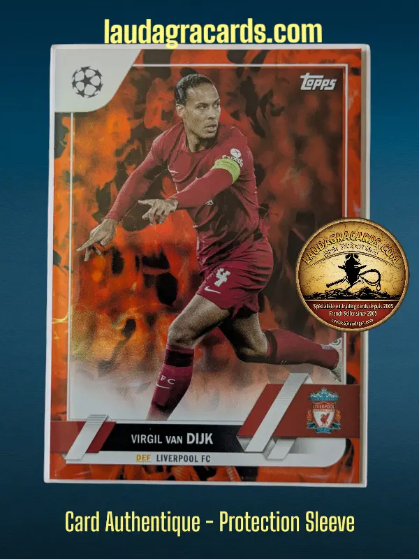 [toppsUEFA23 INF N° 130] Virgil van Dijk  Liverpool FC  Carte N° 130
