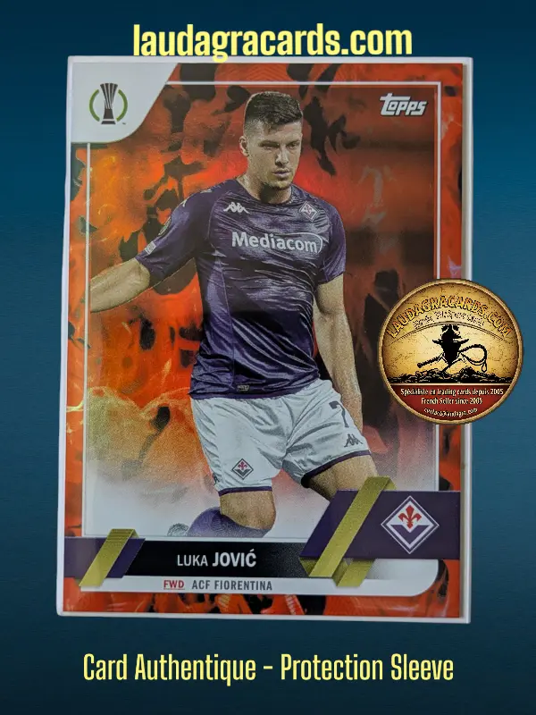 [toppsUEFA23 INF N° 133] Luka Jović  ACF Fiorentina  Carte N° 133