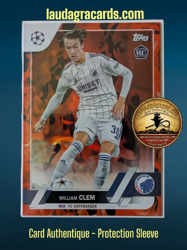 [toppsUEFA23 INF N° 139] William Clem  FC Copenhagen  Carte N° 139