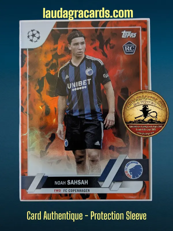 [toppsUEFA23 INF N° 141] Noah Sahsah  FC Copenhagen  Carte N° 141
