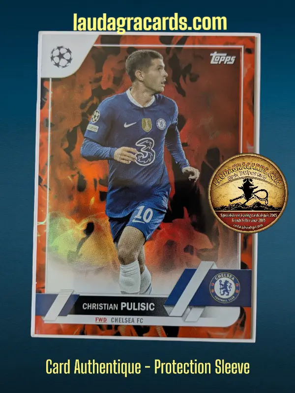 [toppsUEFA23 INF N° 144] Christian Pulisic  Chelsea FC  Carte N° 144
