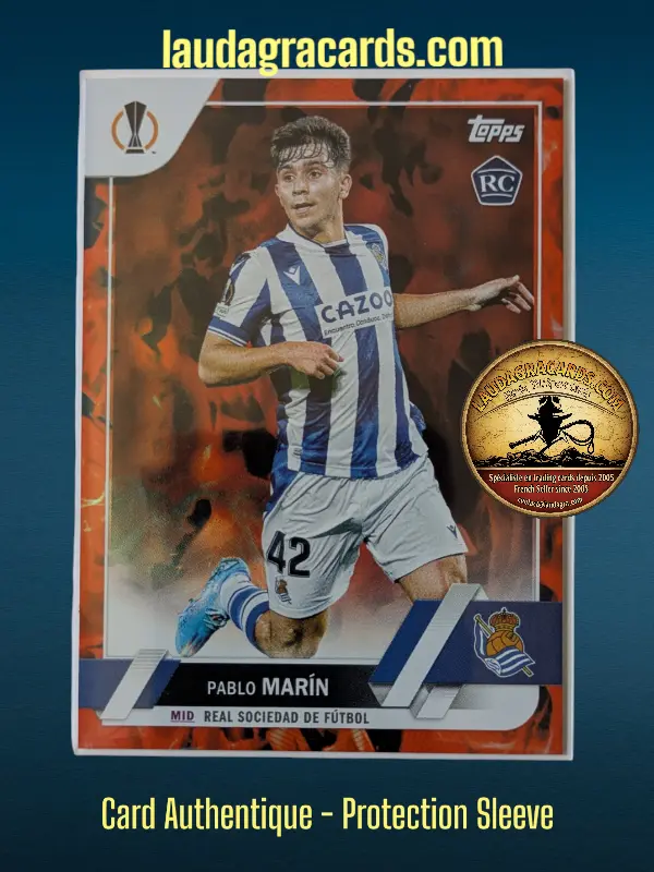 [toppsUEFA23 INF N° 145] Pablo Marín  Real Sociedad de Fútbol  Carte N° 145