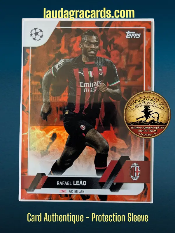 [toppsUEFA23 INF N° 146] Rafael Leão  AC Milan  Carte N° 146