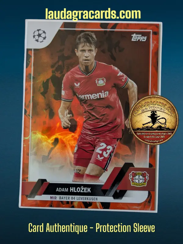 [toppsUEFA23 INF N° 148] Adam Hložek  Bayer 04 Leverkusen  Carte N° 148
