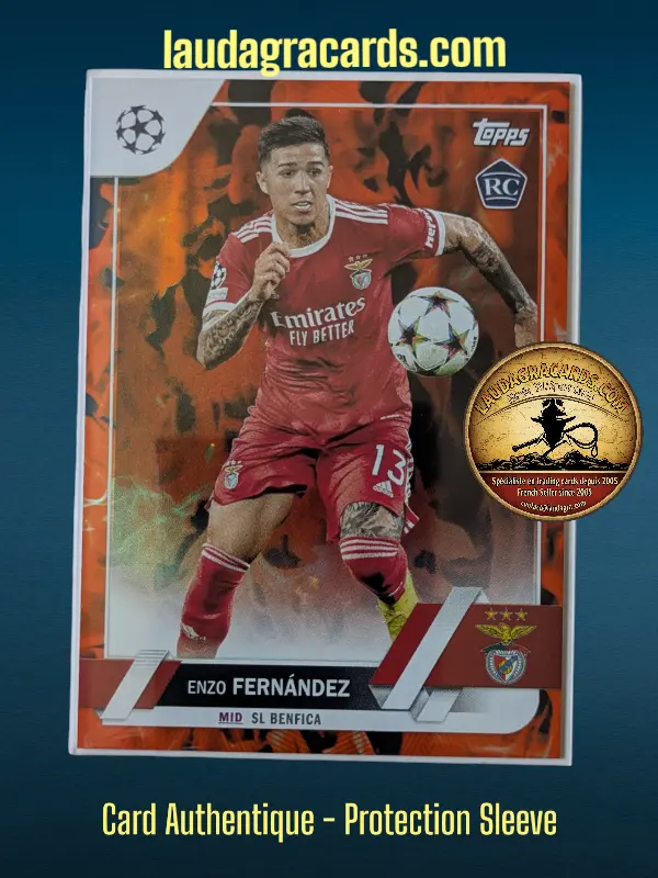 [toppsUEFA23 INF N° 158] Enzo Fernández  SL Benfica  Carte N° 158