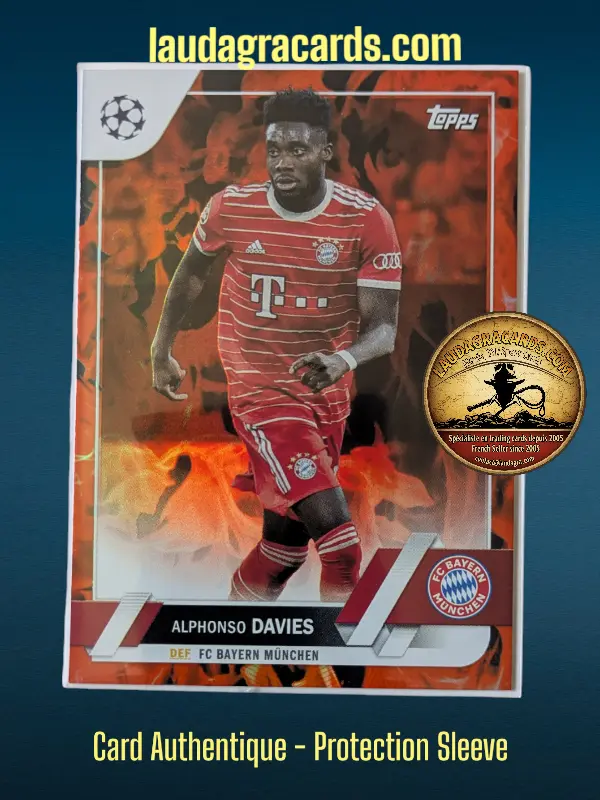 [toppsUEFA23 INF N° 162] Alphonso Davies  FC Bayern München  Carte N° 162