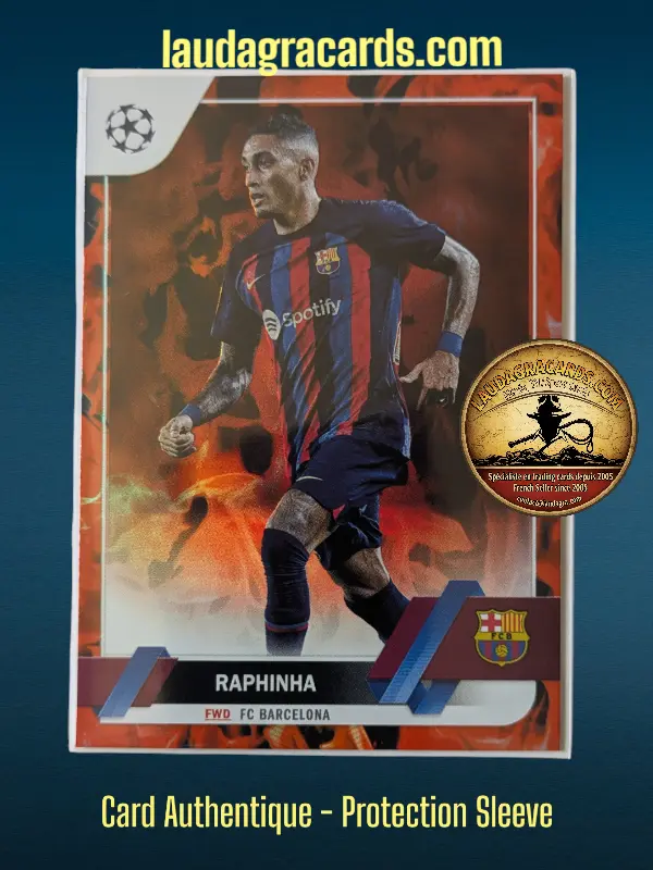 [toppsUEFA23 INF N° 164] Raphinha  FC Barcelona  Carte N° 164