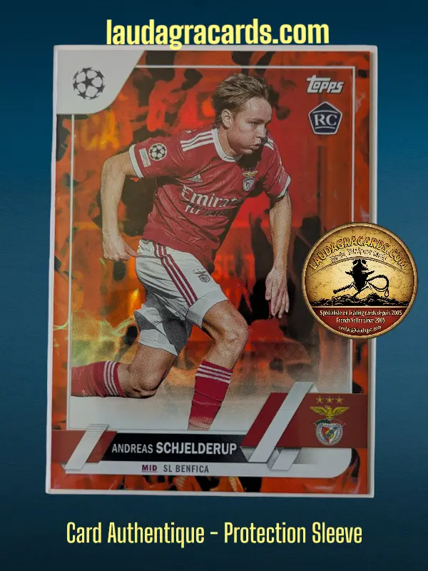 [toppsUEFA23 INF N° 170] Andreas Schjelderup  SL Benfica  Carte N° 170