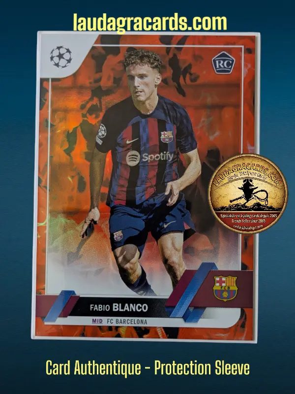 [toppsUEFA23 INF N° 172] Fabio Blanco  FC Barcelona  Carte N° 172