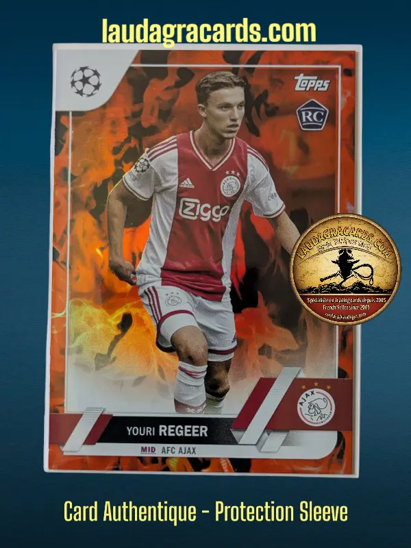 [toppsUEFA23 INF N° 179] Youri Regeer  AFC Ajax  Carte N° 179