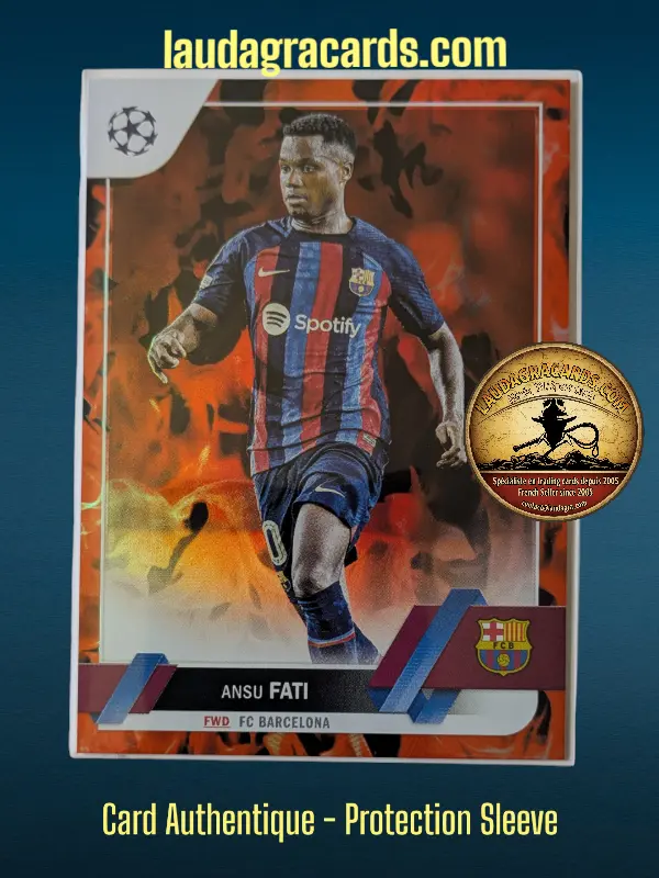 [toppsUEFA23 INF N° 193] Ansu Fati  FC Barcelona  Carte N° 193