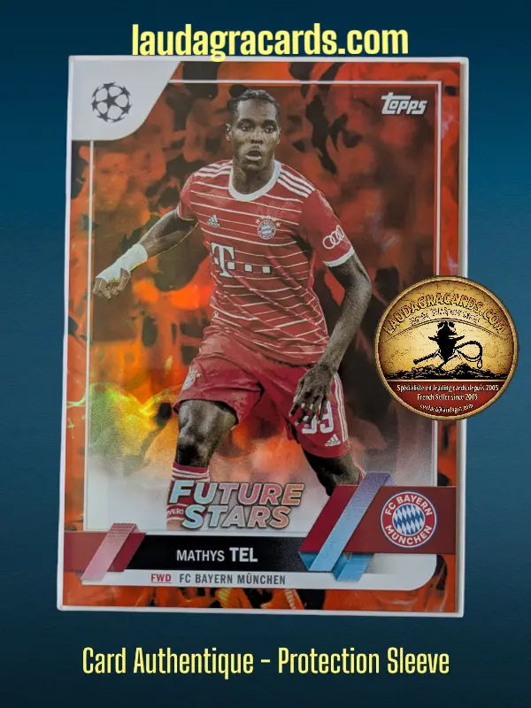[toppsUEFA23 INF N° 197] Mathys Tel  FC Bayern München  Carte N° 197