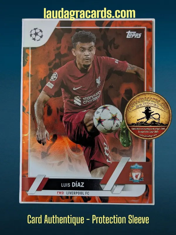[toppsUEFA23 INF N° 199] Luis Díaz  Liverpool FC  Carte N° 199