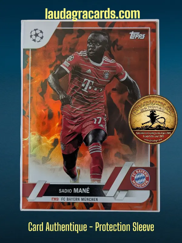 [toppsUEFA23 INF N° 200] Sadio Mané  FC Bayern München  Carte N° 200