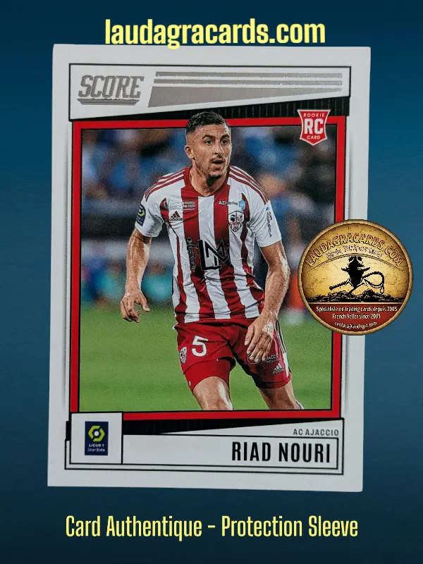 [SCORE23SING-08] Riad Nouri AC Ajaccio Card N° 8