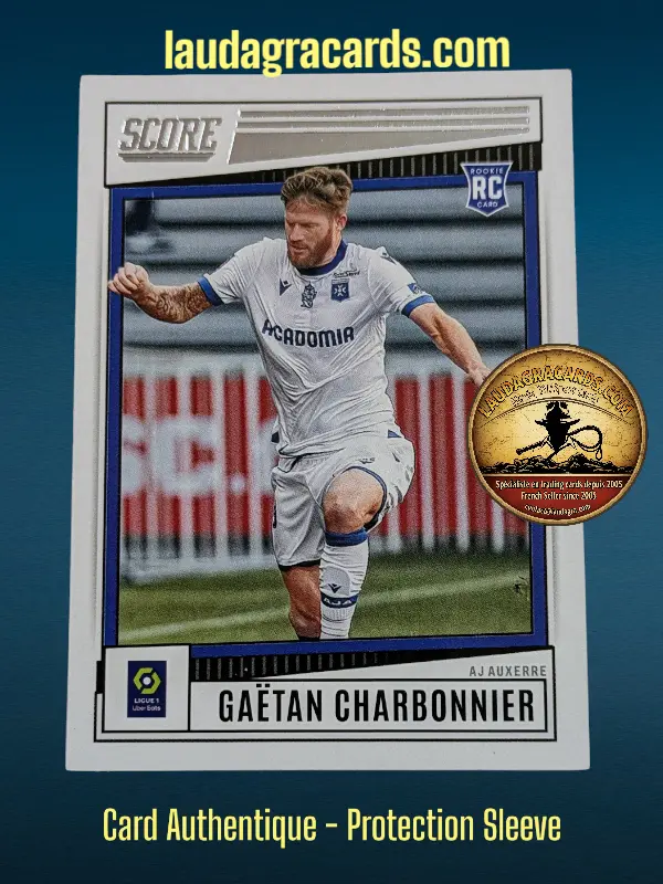 [SCORE23SING-23] Gaetan Charbonnier AJ Auxerre Card N° 23