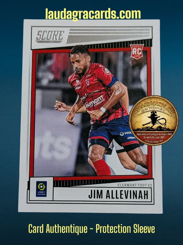 [SCORE23SING-45] Jim Allevinah Clermont Foot 63 Card N° 45