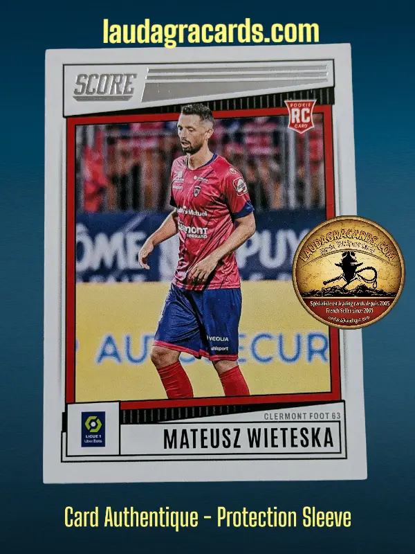 [SCORE23SING-47] Mateusz Wieteska Clermont Foot 63 Card N° 47
