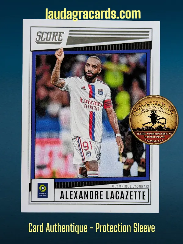 [SCORE23SING-81] Alexandre Lacazette Olympique Lyonnais Card N° 81