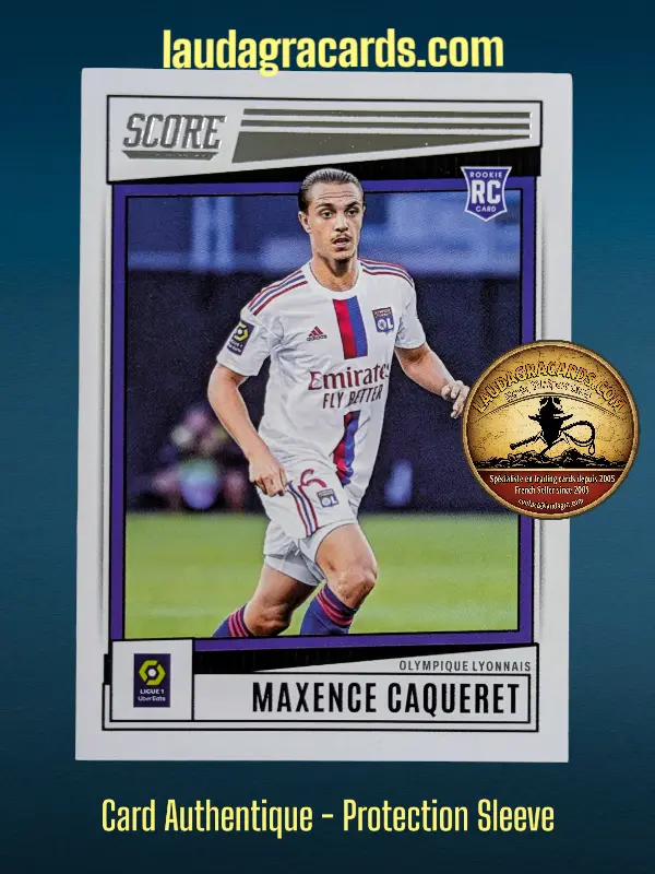 [SCORE23SING-88] Maxence Caqueret Olympique Lyonnais Card N° 88