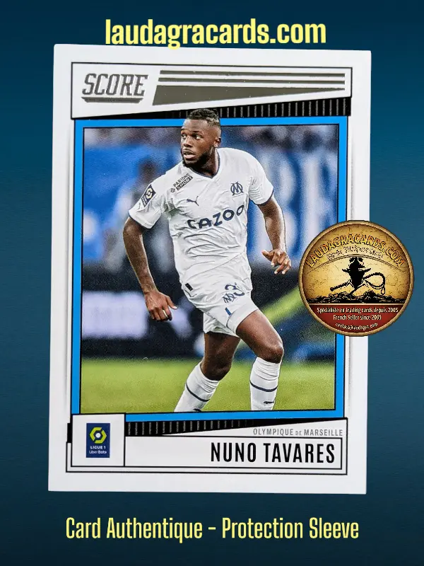 [SCORE23SING-99] Nuno Tavares Olympique de Marseille Card N° 99