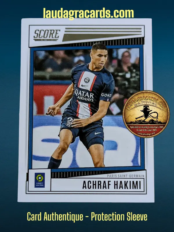 [SCORE23SING-141] Achraf Hakimi Paris Saint-Germain Card N° 141