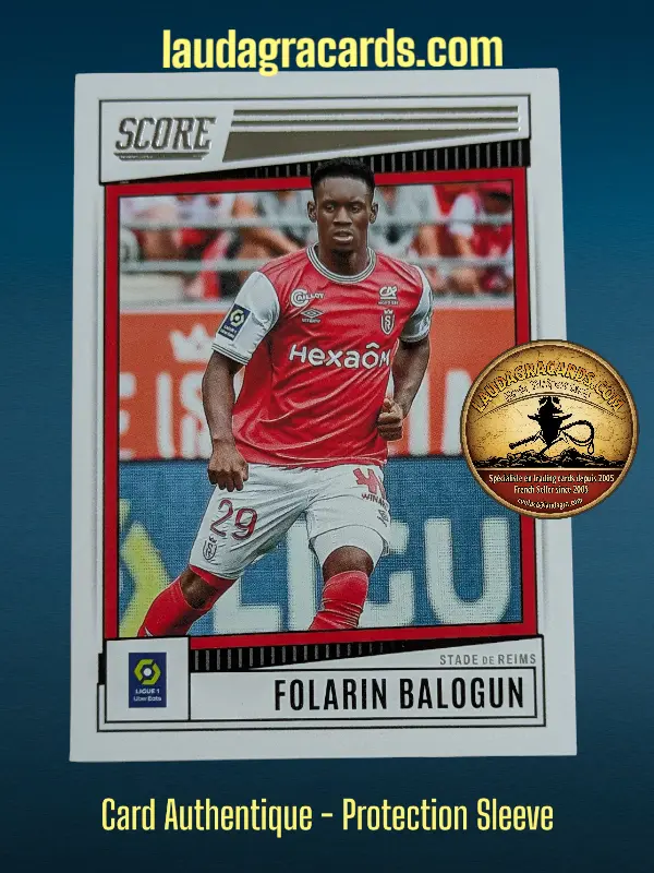 [SCORE23SING-155] Folarin Balogun Stade de Reims Card N° 155