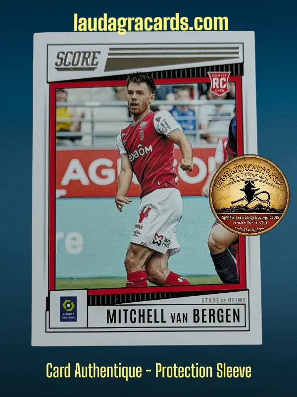 [SCORE23SING-158] Mitchell van Bergen  Stade de Reims Card N° 158