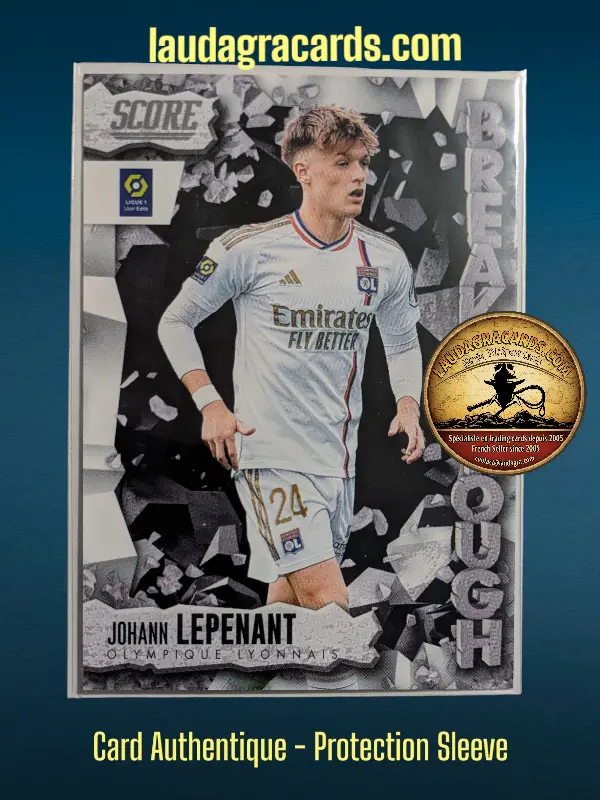 [BREAKTHROUGH24 N° 11] 11. Johann Lepenant (Olympique Lyonnais)    Breakthrough Ligue 1 2023/2024   Carte N° 11