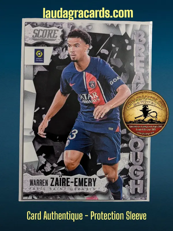 [BREAKTHROUGH24 N° 12] 12. Warren Zaïre-Emery (Paris Saint-Germain)    Breakthrough Ligue 1 2023/2024   Carte N° 12